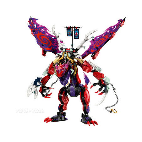 LEGO Ninjago 71845 Lloyds Jet-Mech Meca Reactor de Lloyd Juego de construcción 1112 piezas 9+ años Multicolor