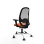 PIQUERAS Y CRESPO Silla de oficina Cilanco Naranja y Gris
