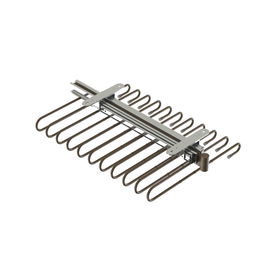 HERRAJES ALK Pantalonero Extracción Total 11 Perchas Acabado Grafito Medidas 105x467x138mm