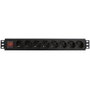 WP WPN-PDU-G01-08 Regleta de Rack 1.5U con 8 Salidas Schuko Negro