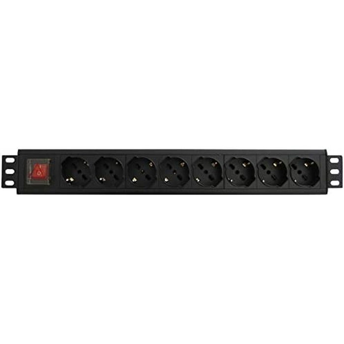 WP WPN-PDU-G01-08 Regleta de Rack 1.5U con 8 Salidas Schuko Negro
