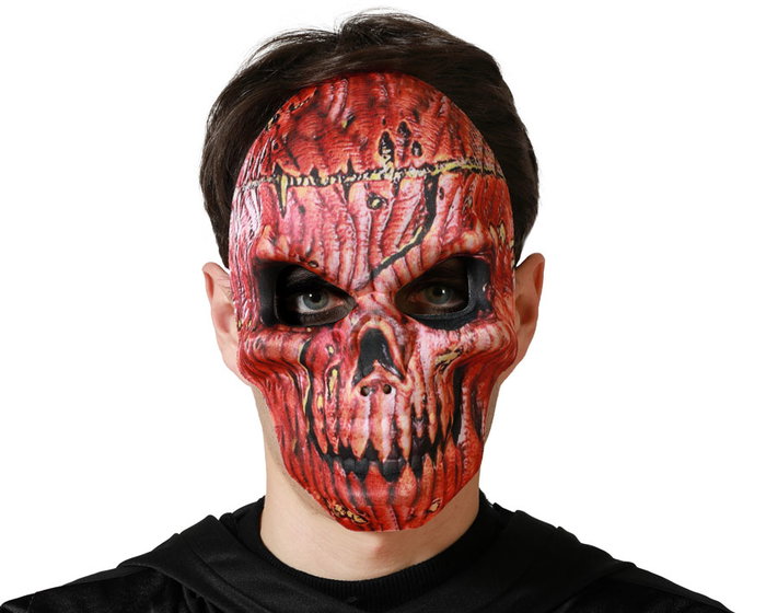 Máscara Esqueleto Rojo Halloween Eva para Hombre Adulto Máscara Esqueleto Rojo Halloween Eva para Hombre Adulto