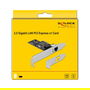 DeLOCK Tarjeta de Red PCI Express x1 a 2.5 Gigabit LAN RJ45 para PC Compatible con Windows y Linux Kernel 5.8