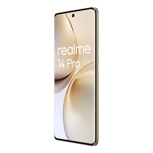 Realme 14 Pro 5G Smartphone con 8 GB RAM y 256 GB Almacenamiento, Pantalla 6.77", 50MP Cámara, 6000mAh, Blanco