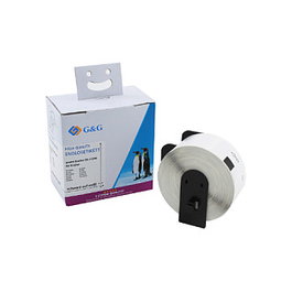 G&G Etiquetas de Papel para Brother DK-11208, 400 unidades