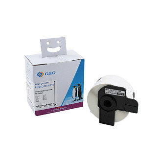 G&G Etiquetas de Papel para Brother DK-11208, 400 unidades