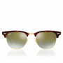 Rayban RB3016 990/9J 51 mm Gafas de Sol Clubmaster Havana con Lentes Verde Gradient Flash Filtro 3N