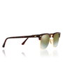 Rayban RB3016 990/9J 51 mm Gafas de Sol Clubmaster Havana con Lentes Verde Gradient Flash Filtro 3N