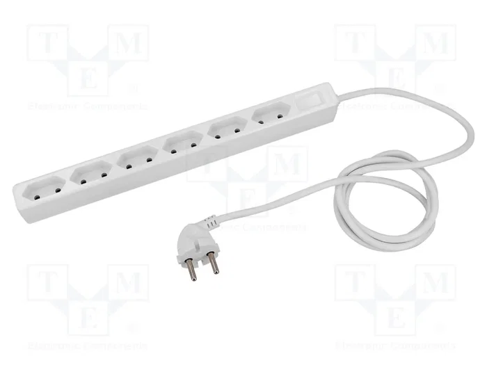 AS SCHWABE Prolongador de Alimentación H05VV-F Blanco 1,4m AS SCHWABE Prolongador de Alimentación H05VV-F Blanco 1,4m