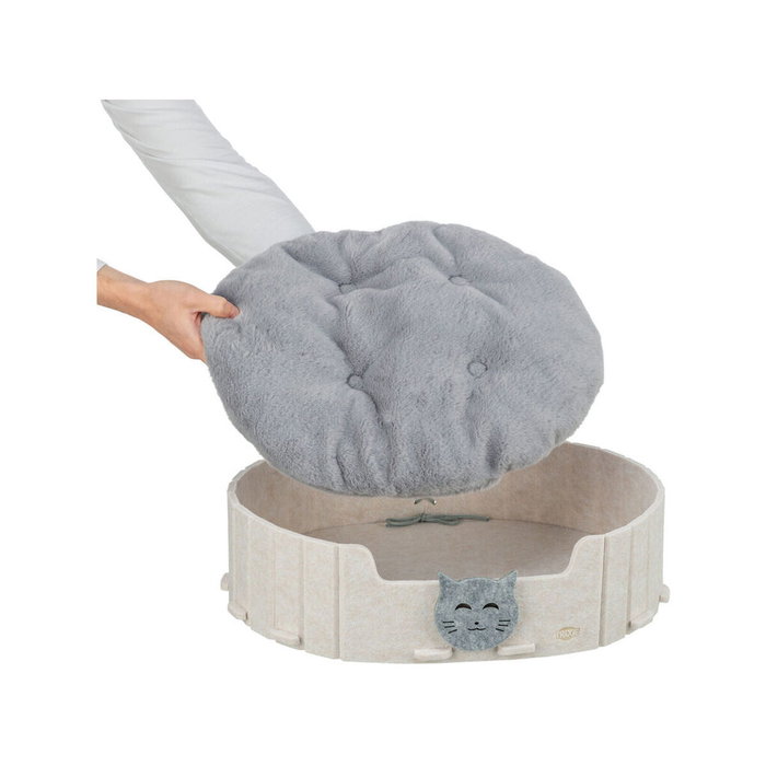 Cama para Gato Trixie Emelie 50 x 42 cm Gris Arena