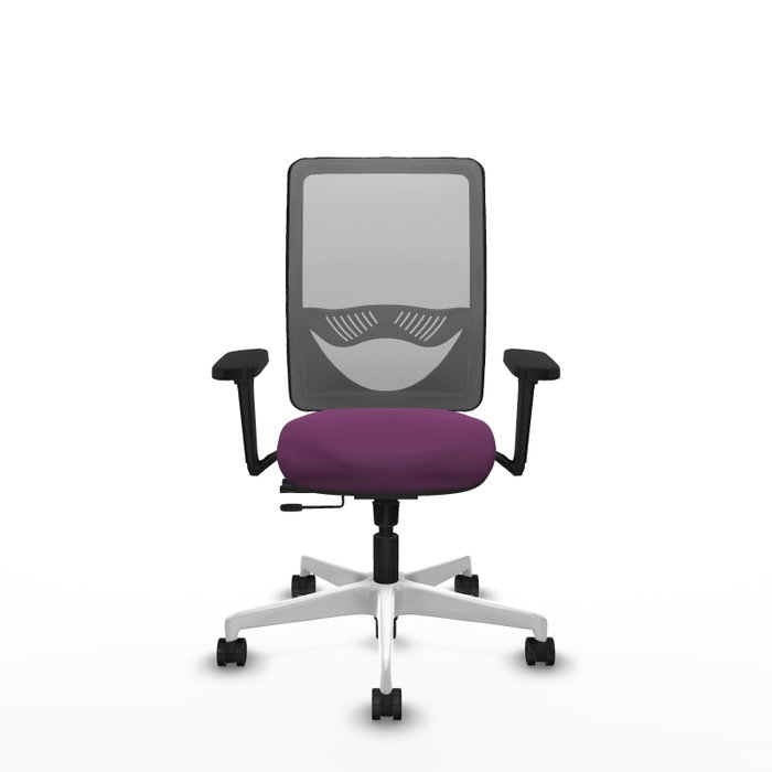 PIQUERAS Y CRESPO Silla de oficina Zulema con mecanismo Sincro/Traslack, Morado y Gris PIQUERAS Y CRESPO Silla de oficina Zulema con mecanismo Sincro/Traslack, Morado y Gris
