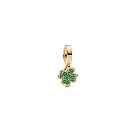 Abalorio Mujer Pandora 762751C01 Verde Dorado