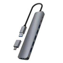 Tnb Hub 7 Puertos USB-A 3.0 con Fuente de Alimentación