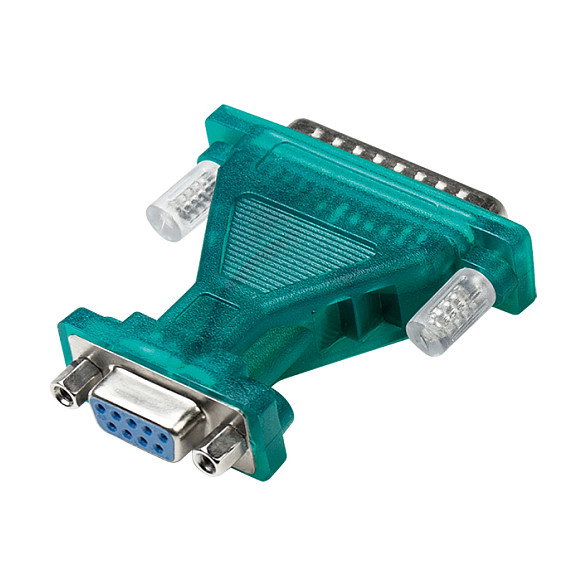 LogiLink Cable USB 2.0 USB-A/M a DB9/M + DB25/M (RS232), 1,3 m