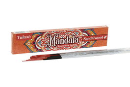 DKD Home Decor Incienso Varilla Basicos Marron Aroma Sandalo Bambu Set de 20 5 x 1.7 x 25 cm