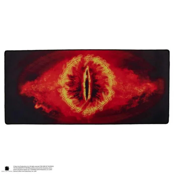 Cinereplicas Alfombrilla de Escritorio El Señor de los Anillos Ojo de Sauron - Mousepad XXL con Licencia Oficial para Gaming y Oficina