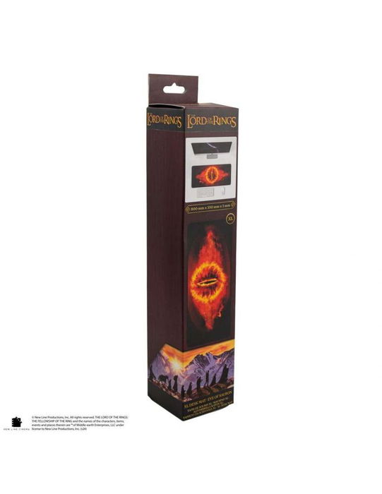 Cinereplicas Alfombrilla Escritorio Cinereplicas El Señor Los - Tapete de Escritorio XXL con el Ojo de Sauron, Licencia Oficial El Señor de los Anillos, Mousepad Gaming