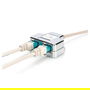 Digitus Adaptador Patchkabel CAT 5e Blindado - 1:1 Blanco 0,19 m