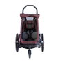 XLC MONO T Remolque Niño Monoplaza 20'' Rojo Burdeos