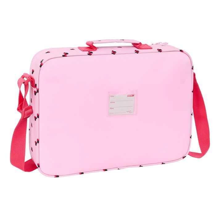 Cartera Escolar Minnie Mouse Naive Rosa 38 x 28 x 6 cm Cartera Escolar Minnie Mouse Naive Rosa 38 x 28 x 6 cm