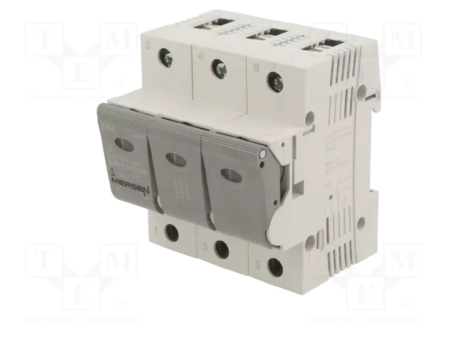 MERSEN D02 Interruptor de fusible para raíl DIN 35A 400V