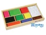 Andreutoys Juego de Barras de Fracciones 308 Piezas 32,5x17,5x4 cm