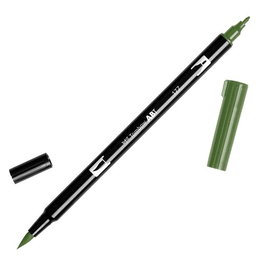 Rotulador Tombow Doble Punta Pincel Jade Oscuro (Set de 6)