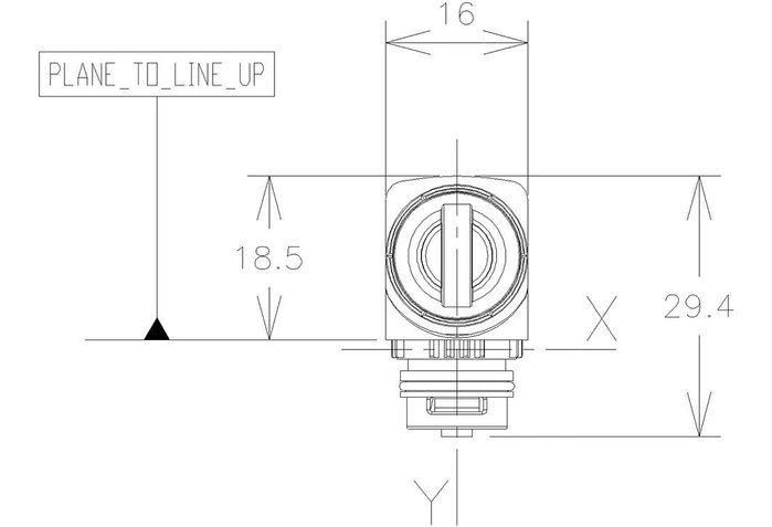 TELEMECANIQUE SENSORS ZCE65 con cabezal de accionamiento y roldana metálica