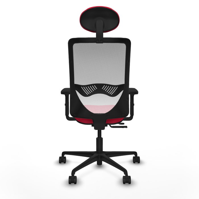 PIQUERAS Y CRESPO Silla de oficina Zulema con mecanismo Sincro/Traslack, Rojo y Blanco PIQUERAS Y CRESPO Silla de oficina Zulema con mecanismo Sincro/Traslack, Rojo y Blanco