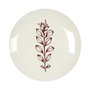 Home Deco Factory Plato Cottage Rojo Diámetro 20 cm Cerámica