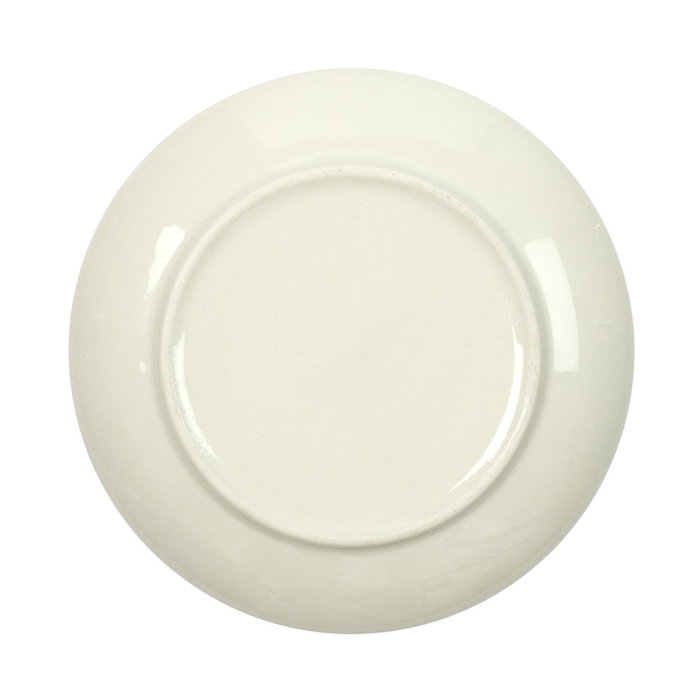 Home Deco Factory Plato Cottage Rojo Diámetro 20 cm Cerámica
