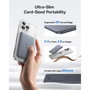Baseus PicoGo AM41 5000mAh 20W Gris con cable USB-C 60W