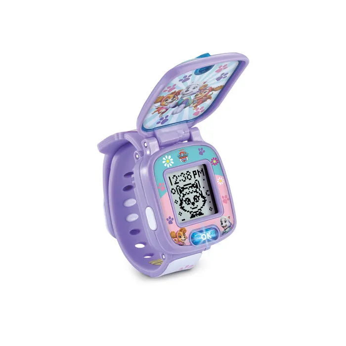 VTech Everesta PAW Patrol Reloj de Juego Interactivo Infantil, Morado, con Idiomas incluido Francés, Ref: VTE3417765917059 VTech Everesta PAW Patrol Reloj de Juego Interactivo Infantil, Morado, con Idiomas incluido Francés, Ref: VTE3417765917059