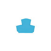 Weidmüller WAP WDK2.5 BL Abschlussplatte hellblau 1,5mm 1059180000