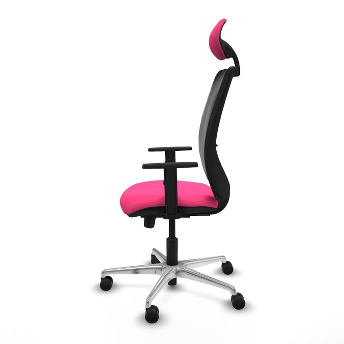 PIQUERAS Y CRESPO Silla de oficina Zulema Rosa y Negro PIQUERAS Y CRESPO Silla de oficina Zulema Rosa y Negro