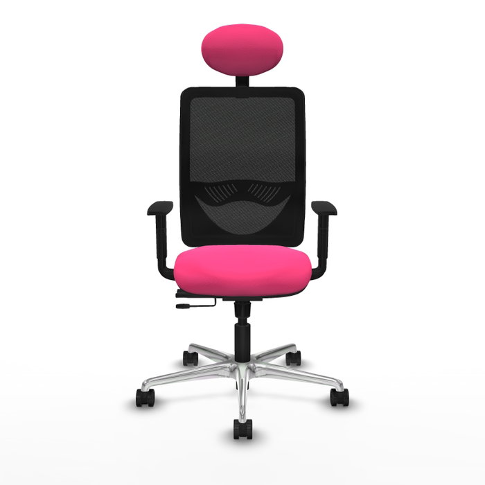 PIQUERAS Y CRESPO Silla de oficina Zulema Rosa y Negro PIQUERAS Y CRESPO Silla de oficina Zulema Rosa y Negro