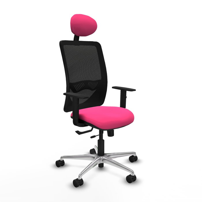 PIQUERAS Y CRESPO Silla de oficina Zulema Rosa y Negro PIQUERAS Y CRESPO Silla de oficina Zulema Rosa y Negro