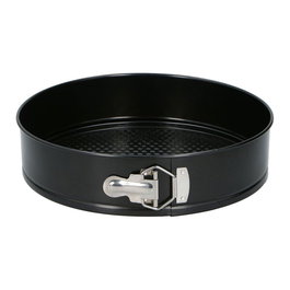 Alpina Molde Desmontable Antideslizante para Tarta Repostería Metal Negro Ø28 x 6,7 cm