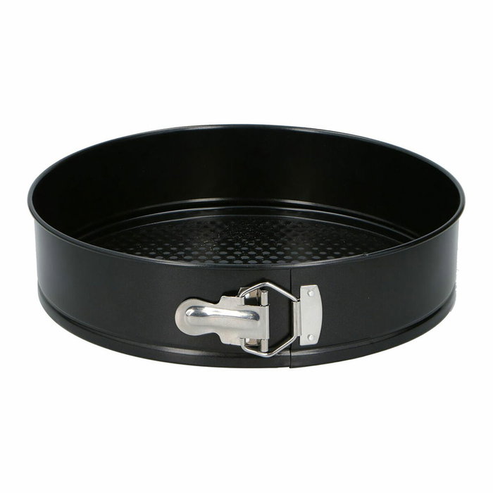 Alpina Molde antideslizante para tarta Ø 28 x 6,7 cm, Negro, Desmontable Alpina Molde antideslizante para tarta Ø 28 x 6,7 cm, Negro, Desmontable