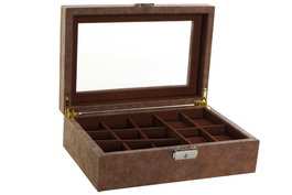 DKD Home Decor Joyero Tradicional Marron 25 x 16.5 x 8.5 cm