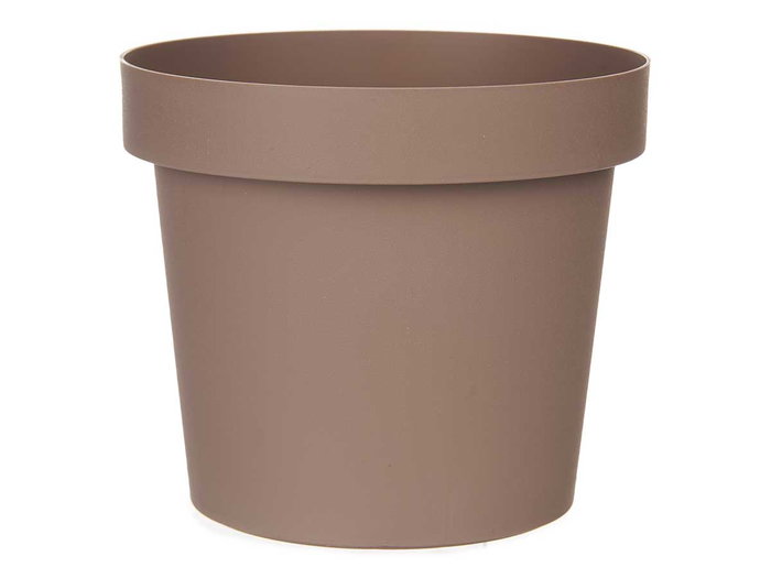 Ibergarden Maceta Plástico Marrón 14 cm Diámetro x 12.5 cm Alto (Set de 12) Ibergarden Maceta Plástico Marrón 14 cm Diámetro x 12.5 cm Alto (Set de 12)