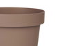 Ibergarden Maceta Plástico Marrón 14 cm Diámetro x 12.5 cm Alto (Set de 12)