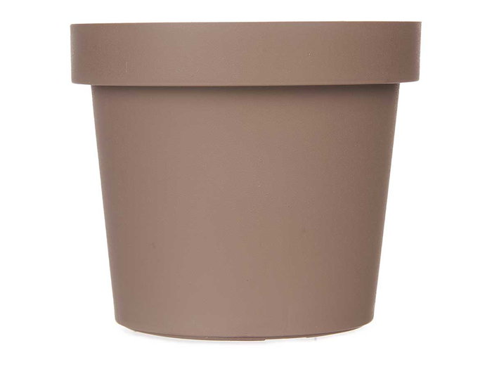 Ibergarden Maceta Plástico Marrón 14 cm Diámetro x 12.5 cm Alto (Set de 12) Ibergarden Maceta Plástico Marrón 14 cm Diámetro x 12.5 cm Alto (Set de 12)