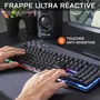 The G-Lab Combo KRYPTON Teclado y Mouse Gaming Retro con Cable Iluminación RGB AZERTY Anti-Ghosting 3200 dpi PC Gamer PS4 Xbox One Mac