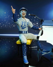 Neca Figura de Acción Elton John Live 1975 - Figura 20cm Coleccionable con Accesorios