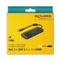 DeLOCK 63931 Hub USB-C con 3 puertos USB 3.2 Gen 1 Tipo-A y 1 HDMI 4K
