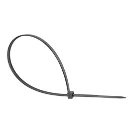 Alcasa KAB-20S48 Bridas Reutilizables de Nylon, Negro, 200mmx4.8mm, 100 Unidades