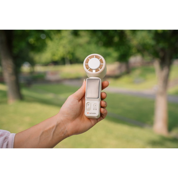 Verbatim Cool`n´Go Ice Touch Mini Handheld Fan Blanco / Plata Verbatim Cool`n´Go Ice Touch Mini Handheld Fan Blanco / Plata