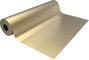 BASIKA Papel de Regalo Metalizado Oro Bobina 31 cm x 80 m
