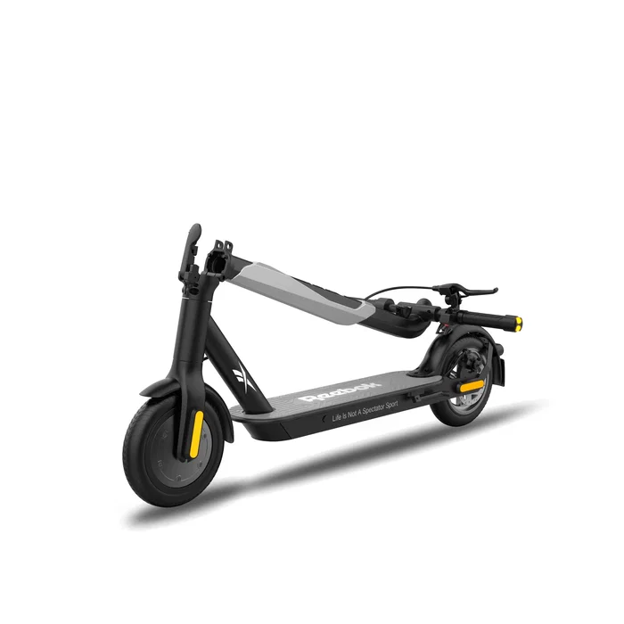 Reebok RK-URBAN85-78-S Patinete Eléctrico, 350 W, 25 km/h, Autonomía 30 km, Batería Litio 7.8 Ah, 100 kg Carga, Ruedas 8.5", Negro y Plata